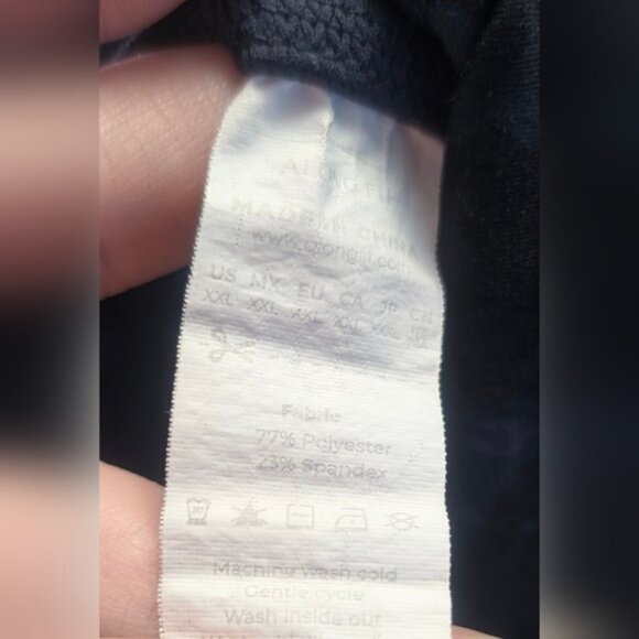 Guc Along Fit Black Patterned Leggings Size XXL - Picture 3 of 7